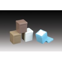 Plasdent 2"x 2" SPONGE DISPENSER - BEIGE